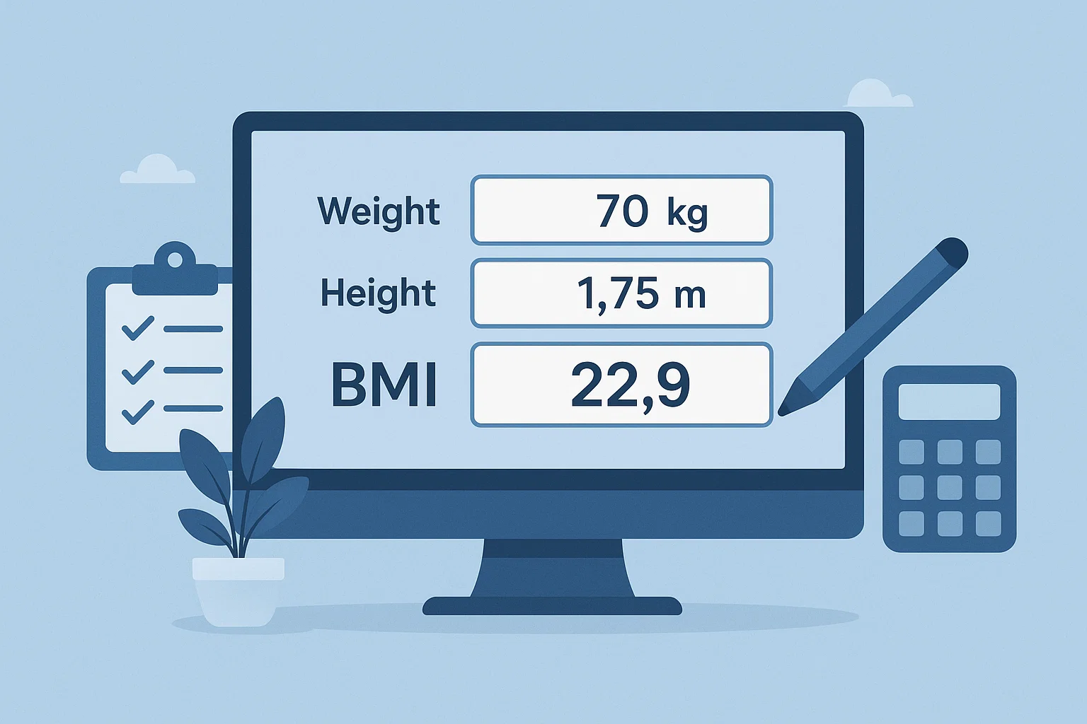 Υπολογιστής Δείκτη Μάζας Σώματος (BMI)