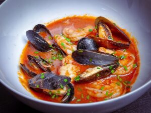 μυδια σαγανακι